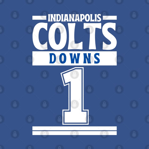 Indianapolis Colts Downs 1 Edition 3 by Astronaut.co