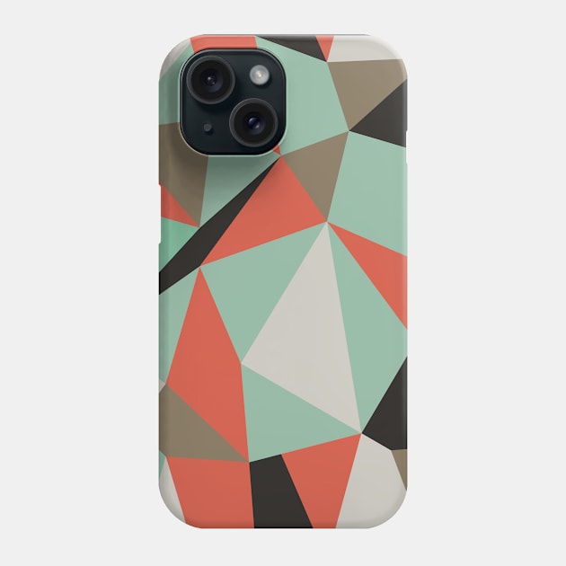 Polygon Pattern Phone Case by Patternos