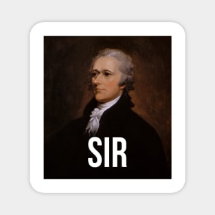 Alexander Hamilton Portrait Sir Magnet