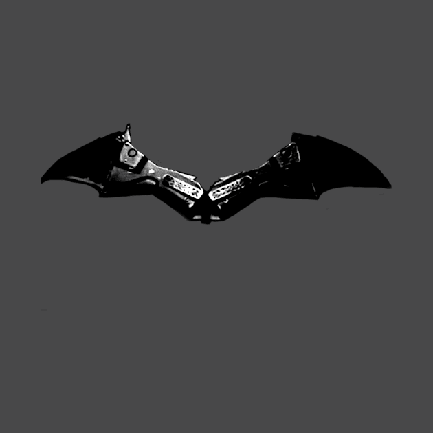 R-Patt is the bat gun symbol by Diversions pop culture designs