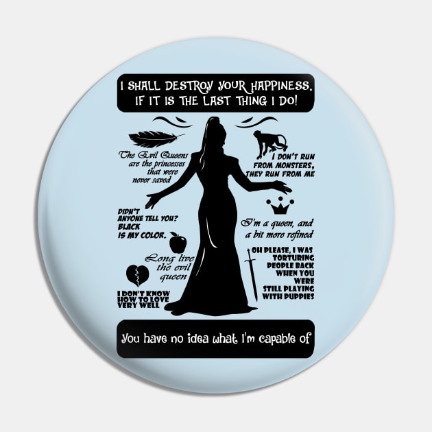 Evil Queen Quotes Tee. OUAT. Pin by KsuAnn