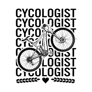 Cycologist Funny Mountain Bike, Vintage Bicycle Gift T-Shirt