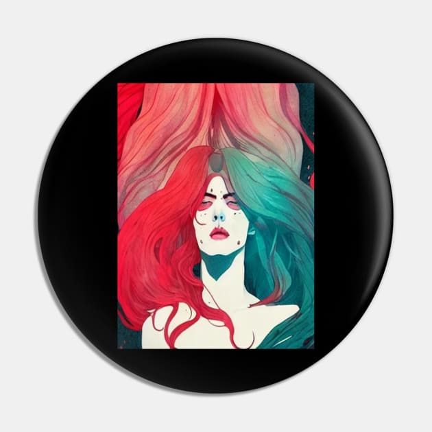 Conrad Roset Sky Blue Pin by BilodeauBlue