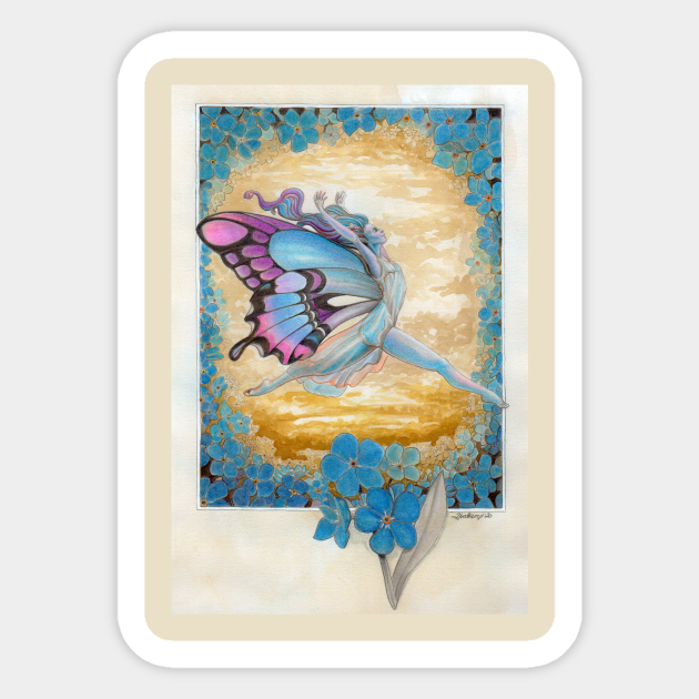 Forget Me Not Fairy - Fairy - Sticker