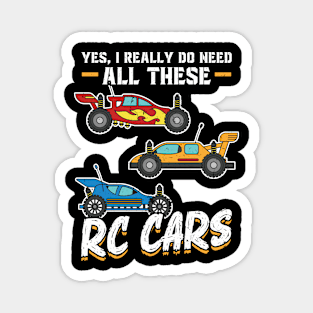 Yes, I really do need all these RC Cars Magnet