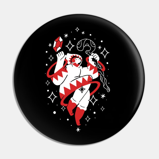 Guardian of The Light - White Mage Pin by demonigote