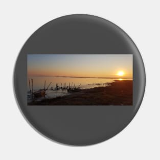 Sunset in the Venetian lagoon Pin