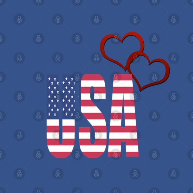 Love The USA by D_AUGUST_ART_53