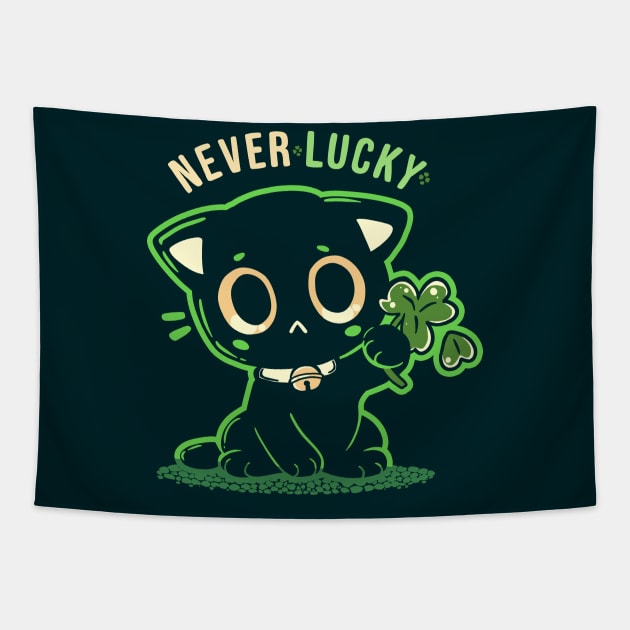 Never Lucky on light Tapestry by TechraNova