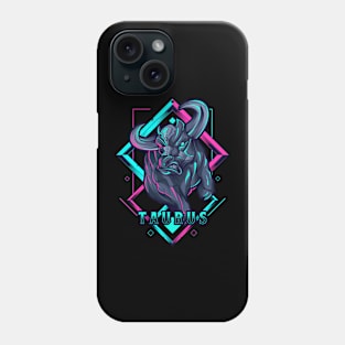 Zodiac TAURUS NEON Series Phone Case