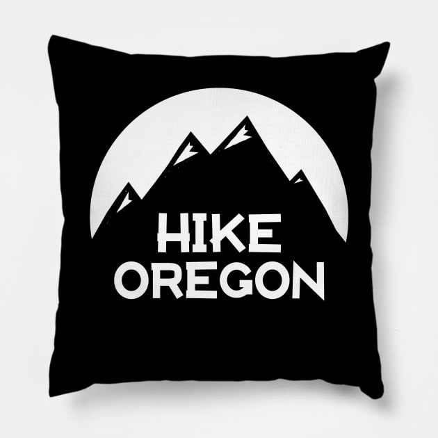 Hike Oregon T-Shirt Pillow by HolidayShirts