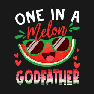 One In A Melon Godfather Watermelon Family Matching T-Shirt