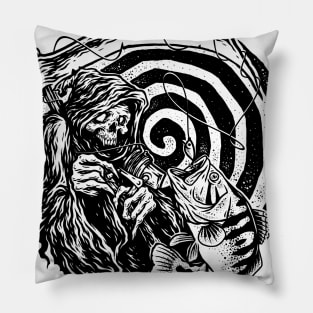 THE GRIM FISHER Pillow