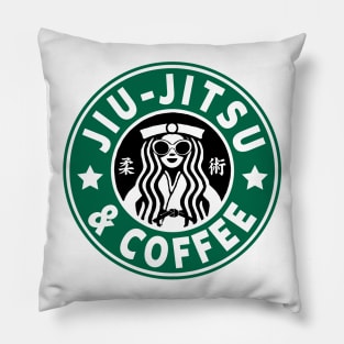 JIU JITSU AND COFFEE - FUNNY BRAZILIAN JIU JITSU Pillow