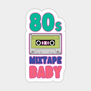 80s Mixtape Baby Magnet