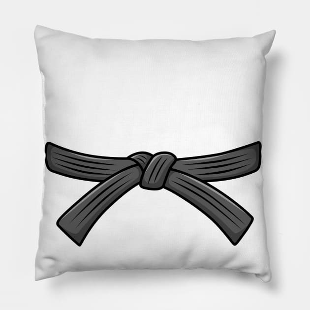 Taekwon-Do black belt costume Taekwon-Do ITF Dan Pillow by LaundryFactory