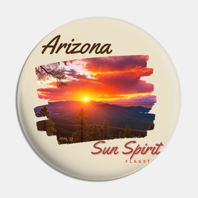 Arizona Sun Spirit Flagstaff Series Pin by Arizona Sun Spirit