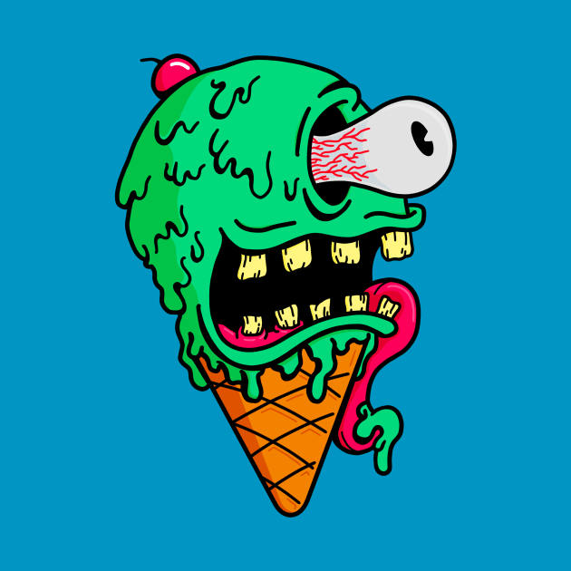 Ice Cream monster by ogeraldinez