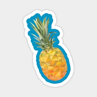 Low Poly Pineapple Magnet