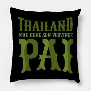 Embrace Pai's Bohemian Charm with Our Unique Shirt Design Pillow