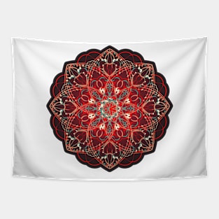 Mandala Arts Rose Retro Tapestry