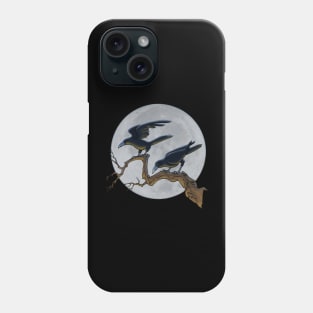 Crows in a tree Phone Case