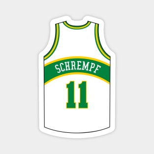 Detlef Schrempf Seattle Supersonics Jersey Qiangy Magnet