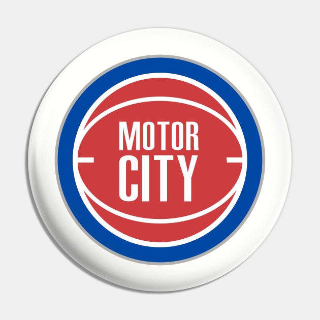 Motor City Basketball Pin by capognad