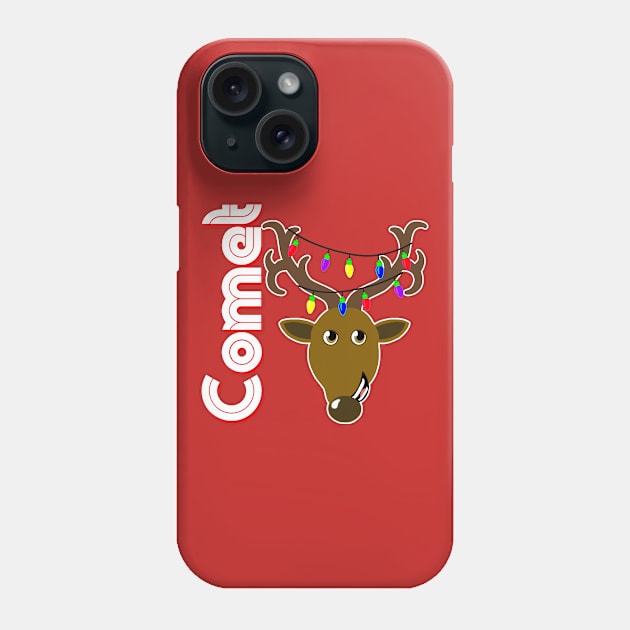 Family Christmas Photo "Comet" Design Phone Case by TonTomDesignz