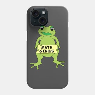 Math Genius Frog Phone Case