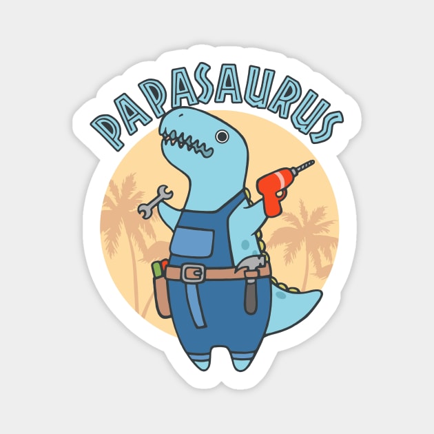 Papasaurus Magnet by SarahJoncas