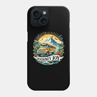 School Bus, Journey Joy Phone Case