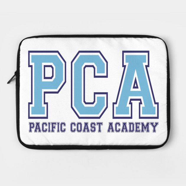 Pacific Coast Academy Pca Laptop Case Teepublic