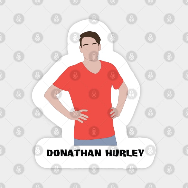 Donathan Hurley Magnet by katietedesco