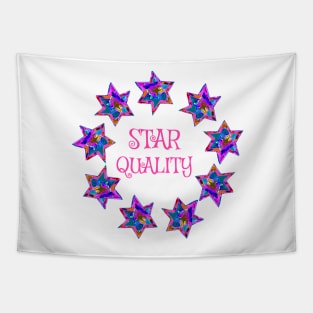 Star Quality - Transparent Background Tapestry