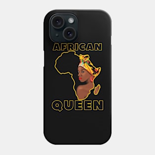 African Queen Melanin Afro Black History Phone Case