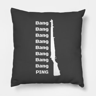 Bang, Bang, PING! Pillow