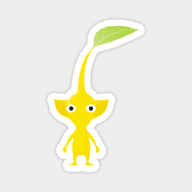 Yellow Pikmin Magnet by WalidSodki