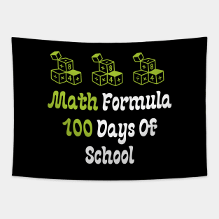 Math Formula 100 Days of School Tapestry