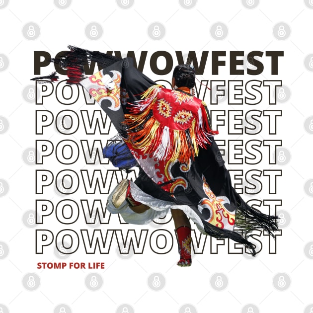 Native American Powwow Text Design 1 by Eyanosa