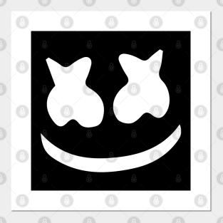 Marshmello Posters And Art Prints Teepublic - dj marshmello disco roblox