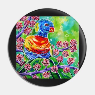 Tweety - Rainbow Lorikeet Pin