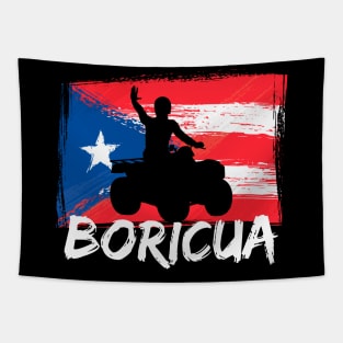 Puerto Rican Four Wheeler Boricua ATV Tapestry