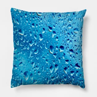 Blue rain Pillow