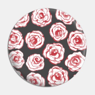 Red Roses Pin