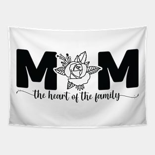 Mom the Heart of the Family: A Timeless Gift of Love and Appreciation Tapestry