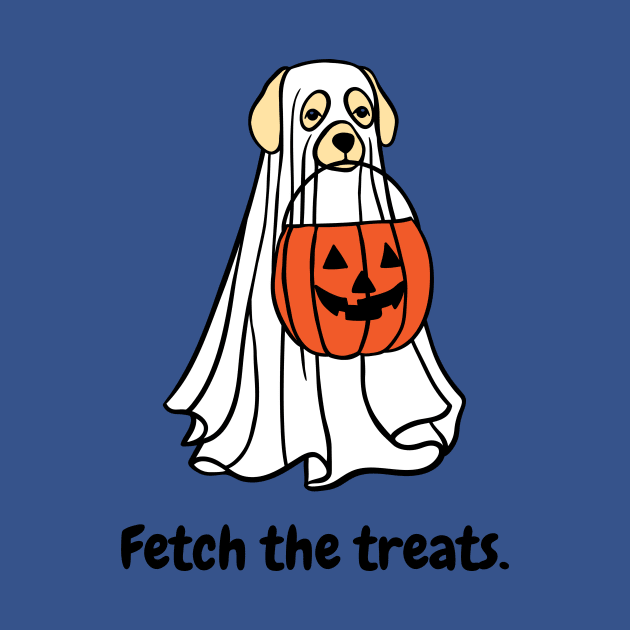 Fetch the Treats Ghost Dog by TheMavenMedium