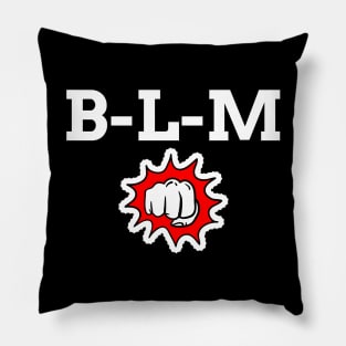 BLM shirt Pillow