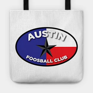 Austin Foosball Club Texas Flag Oval Tote