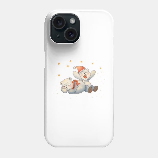 Sleepy bears Phone Case by ArtInPi